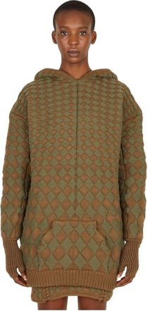 Isa Boulder Illusion Quilted Hooded Sweatshirt - Dames - Hoodies - Veelkleurig - L - Hoodies & sweatvesten
