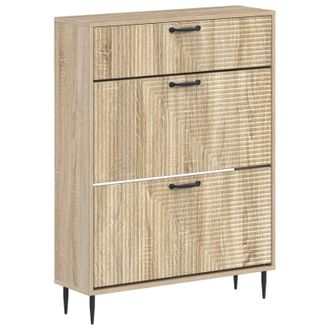 vidaXL Armario Zapatero Haarlem 78 X 24 X 103 Cm Madera De Ingenier&iacute;a Vidaxl