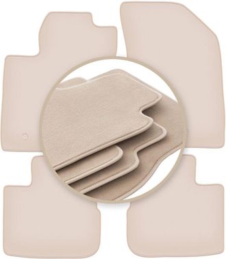 OEM Alfombrillas Premium Beige Para: Fiat Tipo Ii Hatchback 2015