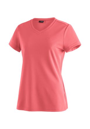 Maier Sports Funktionsshirt MAIER SPORTS Trudy, Damen, Gr. 36, rosa (altrosa), 100% Polyester, Rundhals, Shirts Funktionsshirt, Damen T-Shirt, Kurzarmshirt f&uuml;r Wan