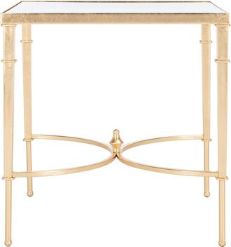 Safavieh Couture Mendez Gold Leaf Accent Table