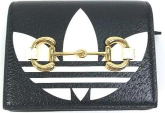 Gucci Pre-owned Vintage Portemonnee - unisex - Vintage Accessoires - Zwart - ONE Size - Leer - Vintage