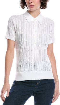 Brooks Brothers Cable Polo Sweater