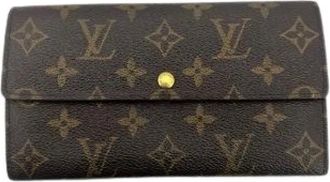 Louis Vuitton Pre-owned Wallets, female, Brown, Size: ONE SIZE Pre-owned Sarah Wallet