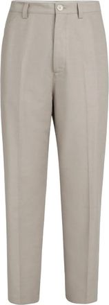 Brunello Cucinelli Panama katoenen linnen broek - Beige