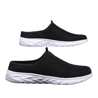 Generic Black Casual Shoes Mens Slip-On Trainers Mens White Trainers Casual Outdoor Shoes Leisure Breathable Indoor Shoes Fashion Indoor Trainers Comfortable 
