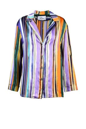 Sleep No More Silk Shirt - Purple