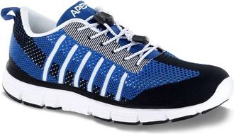 Apex Mens Lace Up Sneakers In Navy/black