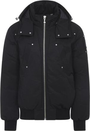 Moose Knuckles Zwarte jas voor mannen Aw 25 - Heren - Gewatteerde jassen - Zwart - S - Jassen