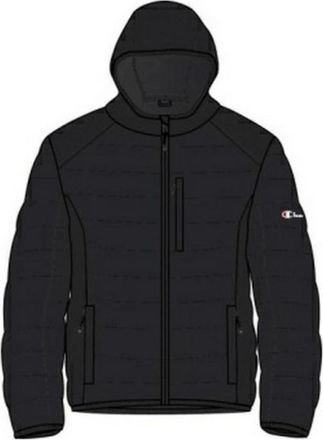 Champion Hombre, Chaquetas, Negro, Talla: L