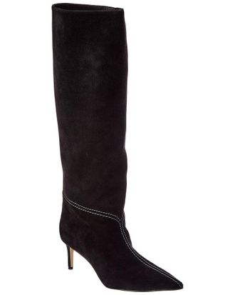 Alexandre Birman Malva 60 Suede Knee-High Boot