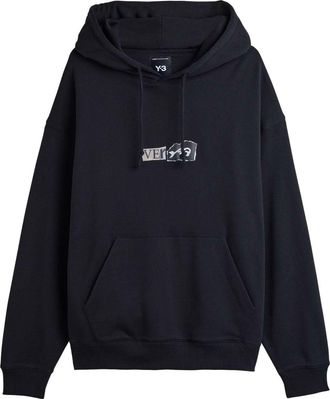adidas Y-3 Bruched Terry GFX Hoodie Black KR2208