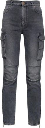 Pinko Pinko, Dames, Jeans, Grijs, Maat: W27 Katoen