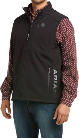Ariat Mens Softshell Vest In Black