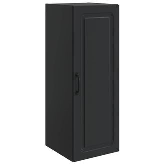 vidaXL Armario De Pared Negro 33 X 34,5 X 90 Cm Madera De Ingenier&iacute;a Vidaxl