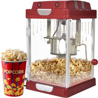 vidaXL M&aacute;quina Para Hacer Palomitas De Ma&iacute;z Estilo Cine 2,5 Oz Vidaxl
