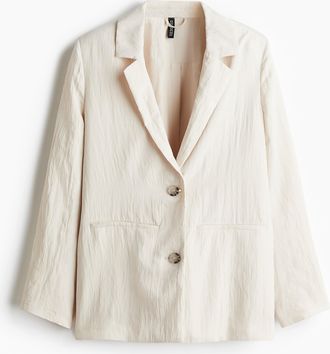 H&M Blazer aus Strukturstoff - Beige