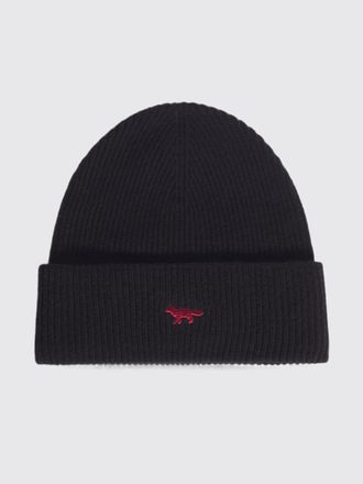 Maison Kitsun&eacute; Hat Men color Black