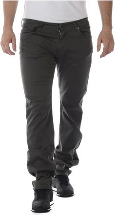 Daniele Alessandrini Slim-fit Trousers, male, Gray, Size: W36 Chino Trousers