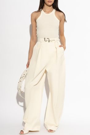 Sportmax Idoneo Trousers, Womens, Cream