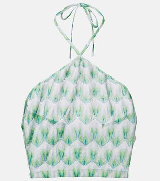 Missoni Zig Zag halterneck top