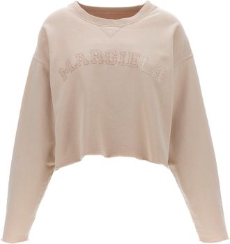 Maison Margiela Logo Embroidery Sweatshirt