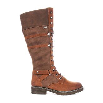Rieker Tall Lace-Up Boot - female - Rieker - Lace-up Boots - Brown - 5 UK - Shoes