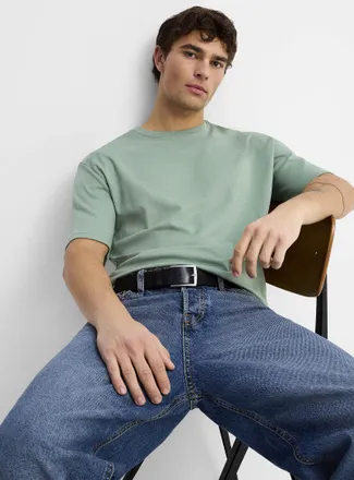 Le 31 Mens Organic Pima cotton T-shirt Comfort fit