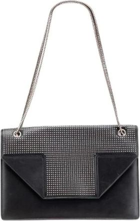 Saint Laurent Pre-owned Shoulder Bags, female, Black, Size: ONE SIZE Pre-owned Vintage Shoulder Bag