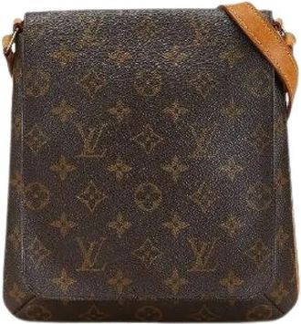 Louis Vuitton Pre-owned Cross Body Bags, female, Brown, Size: ONE SIZE Pre-owned Canvas Shoulder Bag