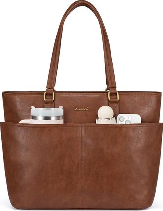 Lovevook Large Tote Bag for Women, Laptop Bag, Elegant Shopper Bag, Handbags for Women, Work Bag, Business Bags, Teacher Bag, for Everyday, Shopping, Universit