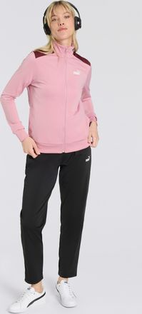 Puma Trainingsanzug PUMA POLY SUIT OP, Damen, Gr. XL, poised pink, Trikot, Obermaterial: 100% Polyester, colorblocking, regular fit, Sportanz&uuml;ge Trainingsa