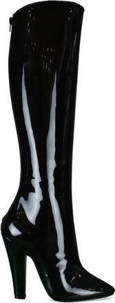 Saint Laurent 68 Boots - Dames - Laarzen met Hak - Zwart - 36 EU - Leer - Schoenen