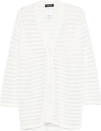 Fabiana Filippi V-neck cardigan - White