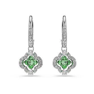 Swarovski Accessoires, Dames, Grijs, ONE Size, Una Angelic Drop Oorbellen