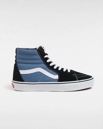 Vans Sk8-Hi VN000D5INVY Sneaker Blue Black Canvas Suede Skate Shoes