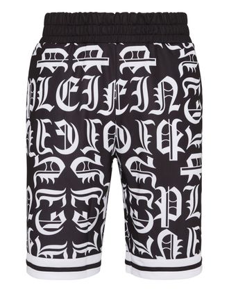Philipp Plein Sportieve Shorts Gothic Plein