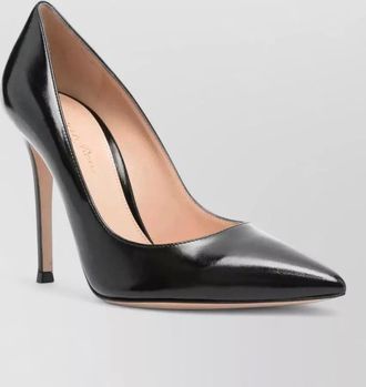 Gianvito Rossi nuit stiletto pumps patent calfskin
