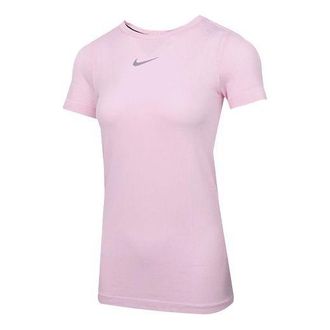 Nike (WMNS) Nike Infinite Dri-FIT Running Short Sleeve Pink CU3121-663