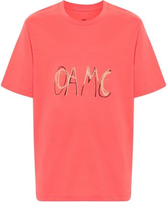 OAMC Dhalia T-shirt - men - Organic Cotton - M - Red
