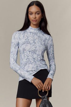 Scotch & Soda Long-Sleeve Allover Printed Top