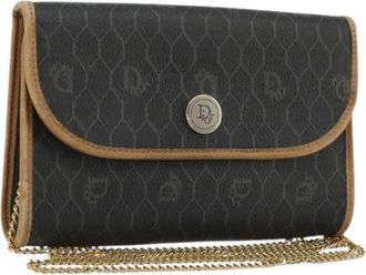 Dior Pre-owned Cross Body Bags, female, Black, Size: ONE SIZE Pre-owned Vintage Shoulder Bag