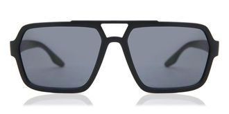 Prada PS01XS Polarized DG002G Mens Sunglasses Black Size 59