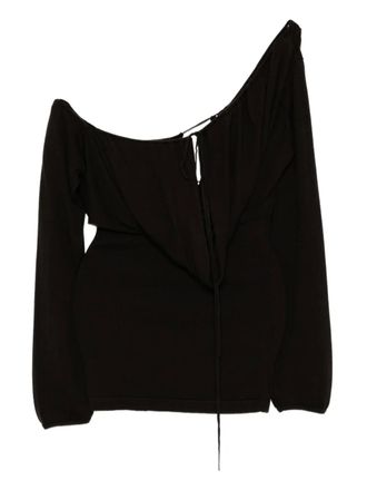 Aya Muse Sola mini dress - women - Viscose/Silk - S - Brown