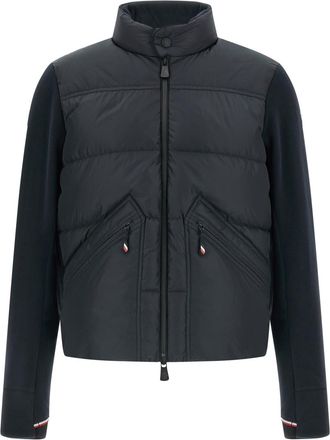 Moncler Navy Blue Quilted Jackets
