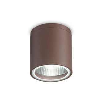 Ideal Lux Plafoniera Moderna Gun Alluminio Coffee 1 Luce Gu10