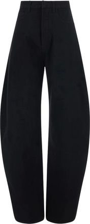 Alaia Jeans Larghi Rotondi - - Jeans - Donna - Nero - M