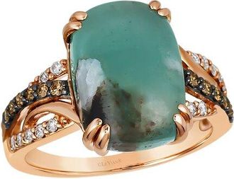 Le Vian 14K Rose Gold 5.89 Ct. Tw. Diamond & Aquaprase Candy Ring