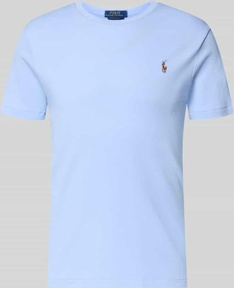 Polo Ralph Lauren Regular Fit T-Shirt aus reiner Baumwolle in Hellblau, Gr&ouml;&szlig;e XXL