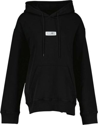 Maison Margiela Hoodies & sweatvesten, Heren, Zwart, S, Katoen, Katoenen Hoodie